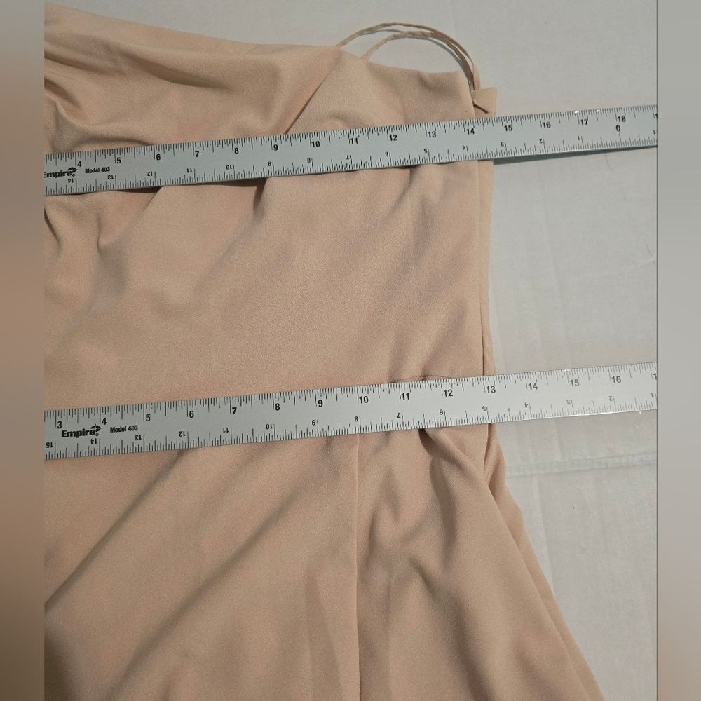 Amsale Dorothy Bridesmaid One Shoulder Dress Size 4 in Blush - Picture 8 of 10
